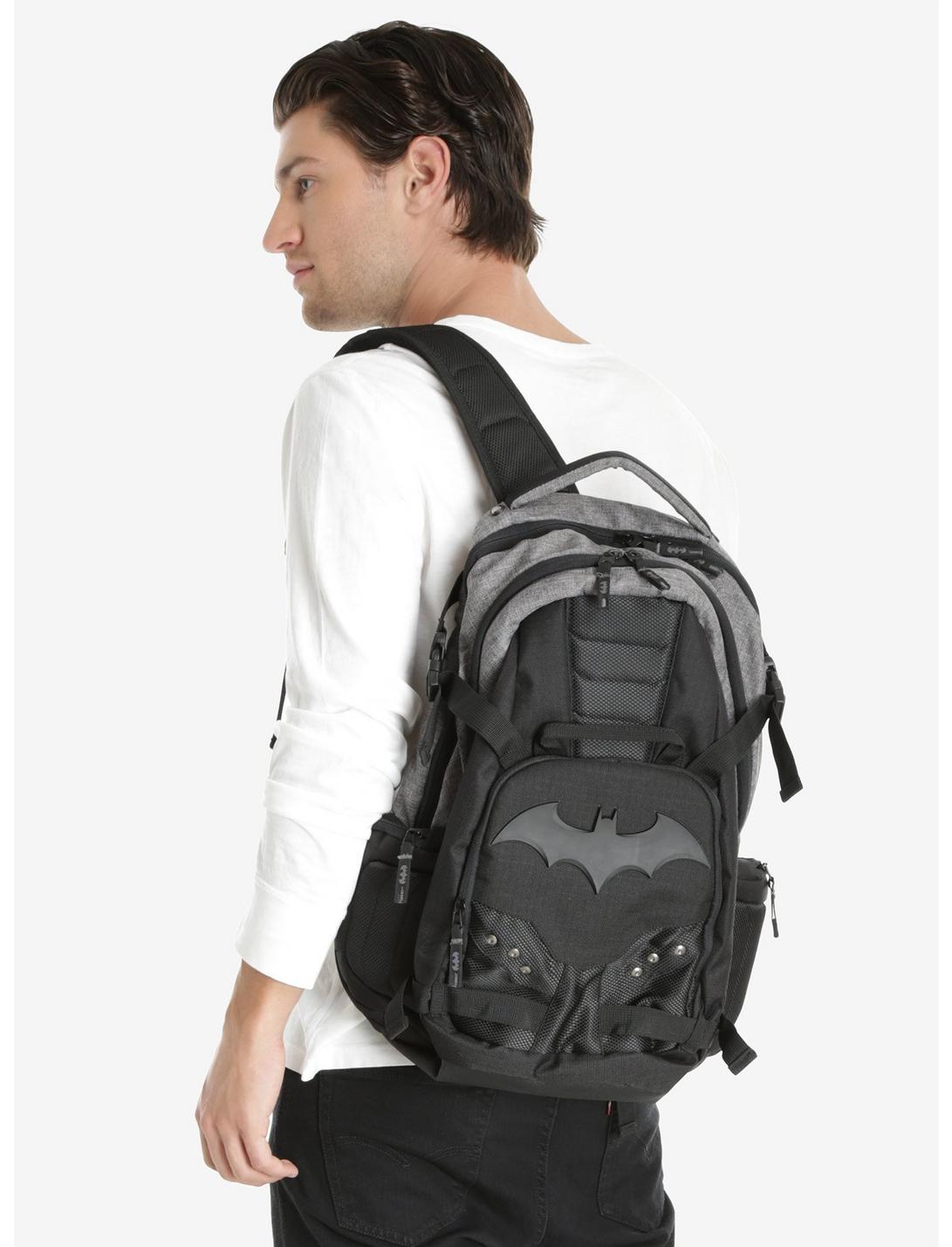 DC Comics Batman Logo Built Up Backpack , , hi-res