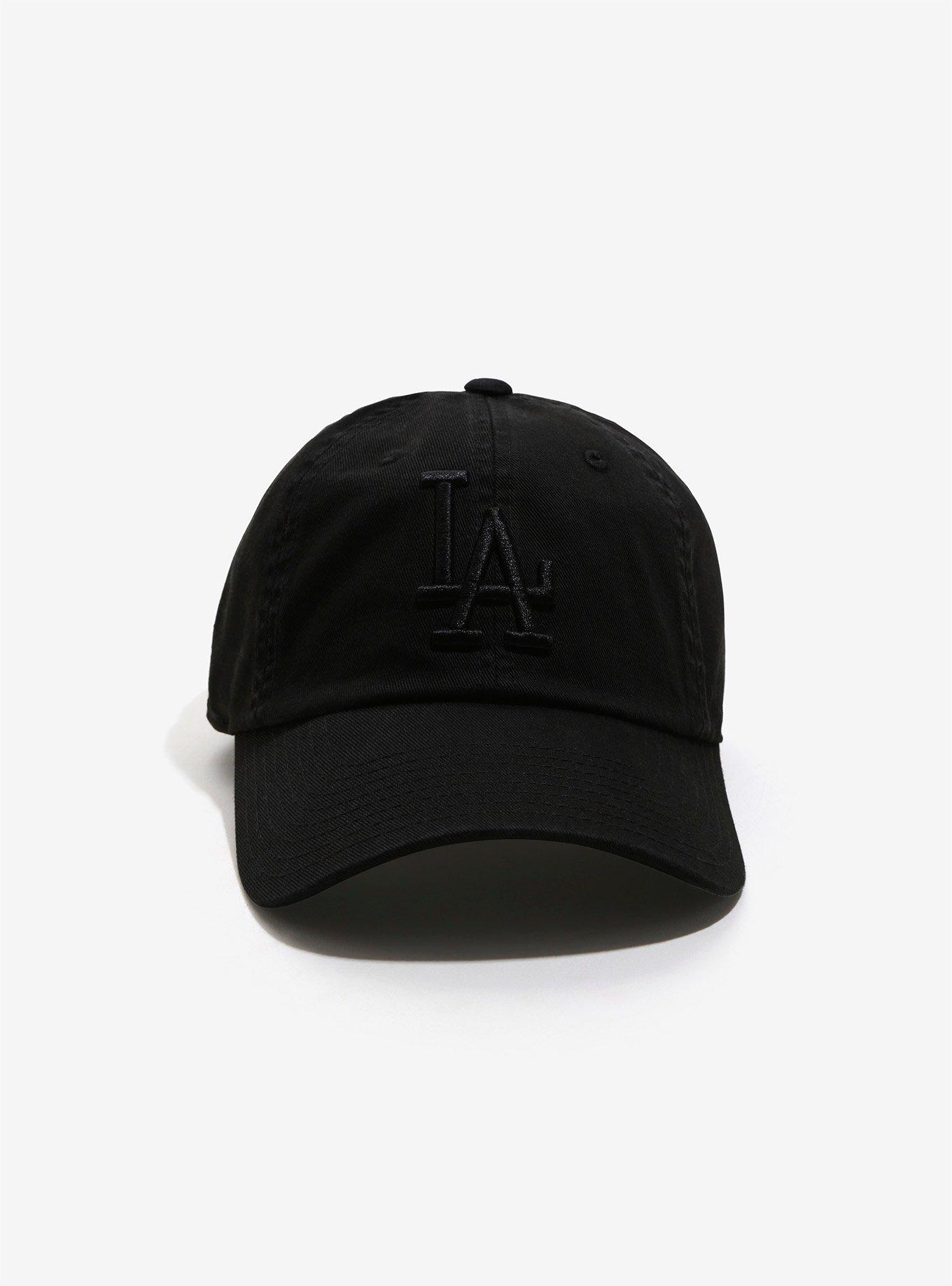 Ready to Ship- Mouse Ear Team Hat- Black LA Dodgers