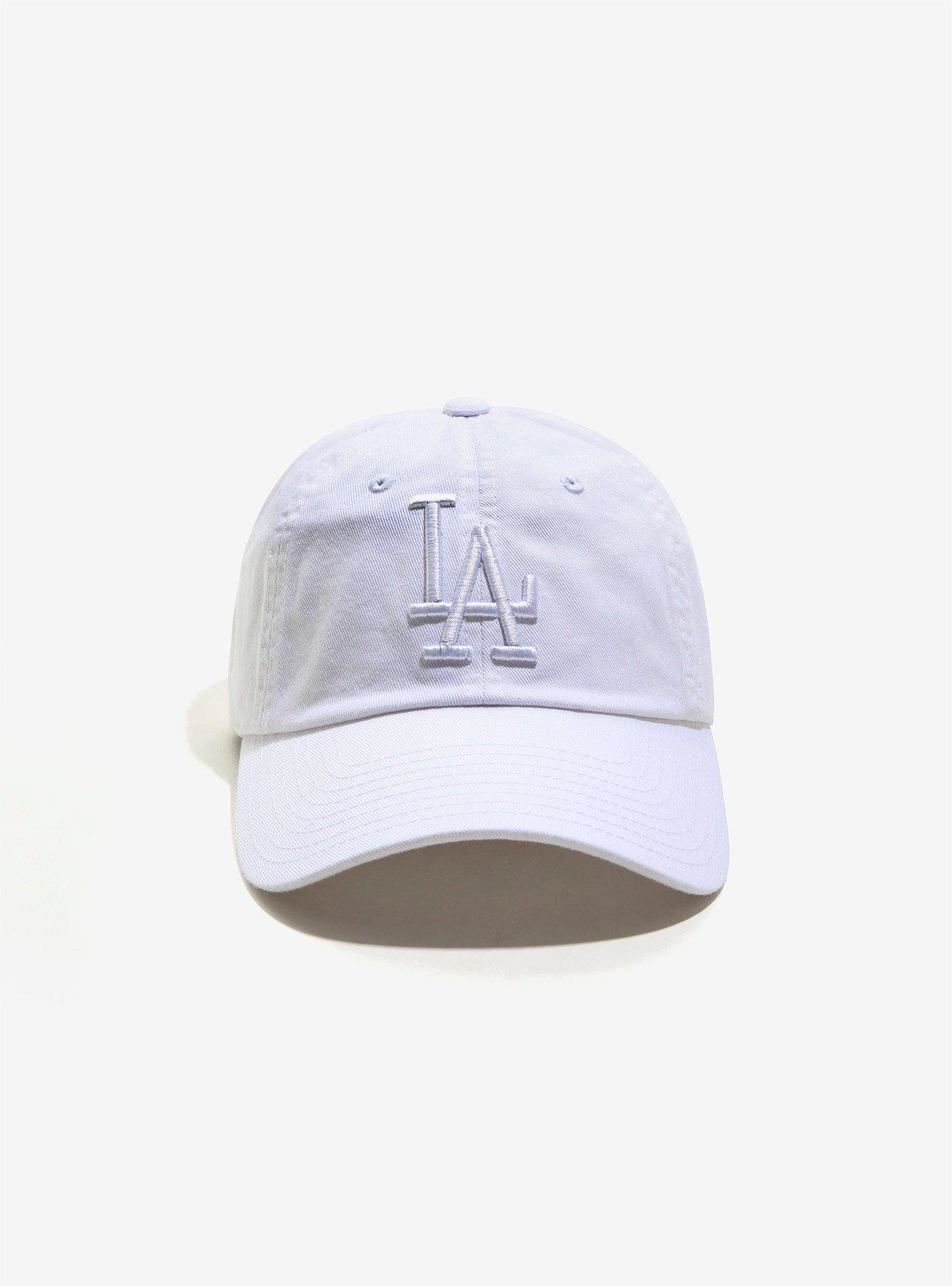 American Needle MLB Los Angeles Dodgers White Tonal Ball Cap, , hi-res