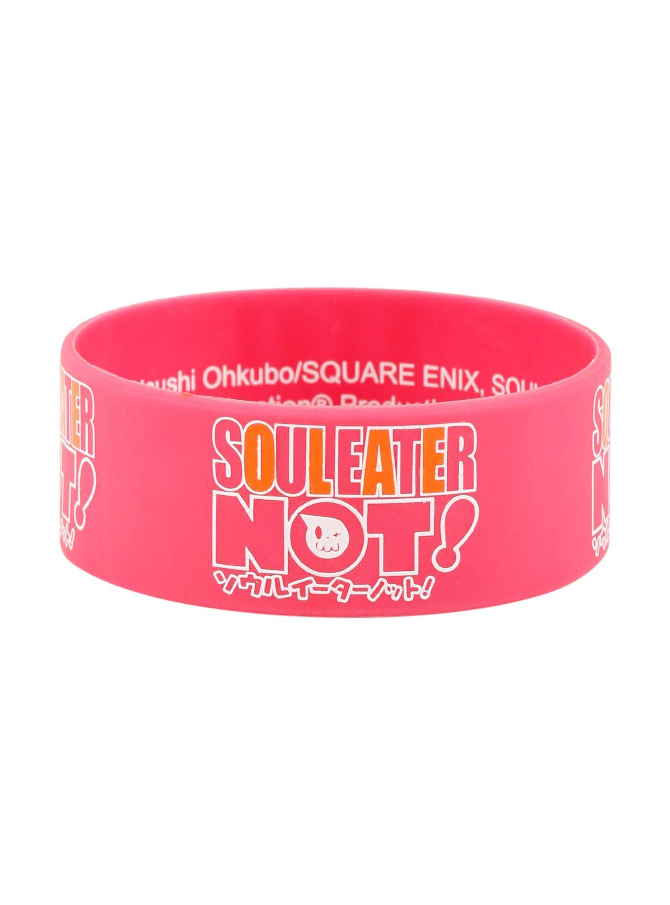 Soul Eater Not! Logo Rubber Bracelet, , hi-res