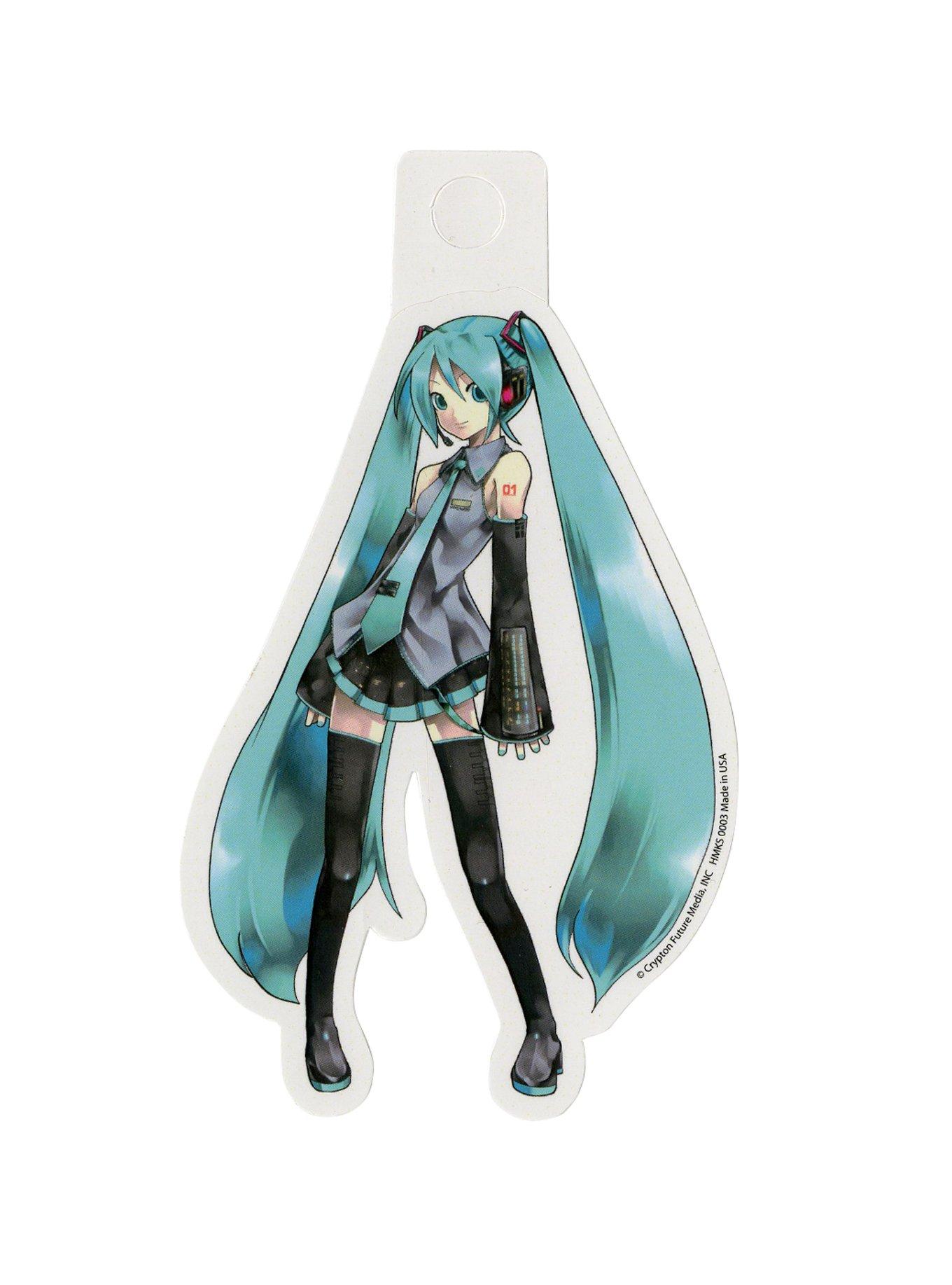 Hatsune Miku Stance Sticker, , hi-res