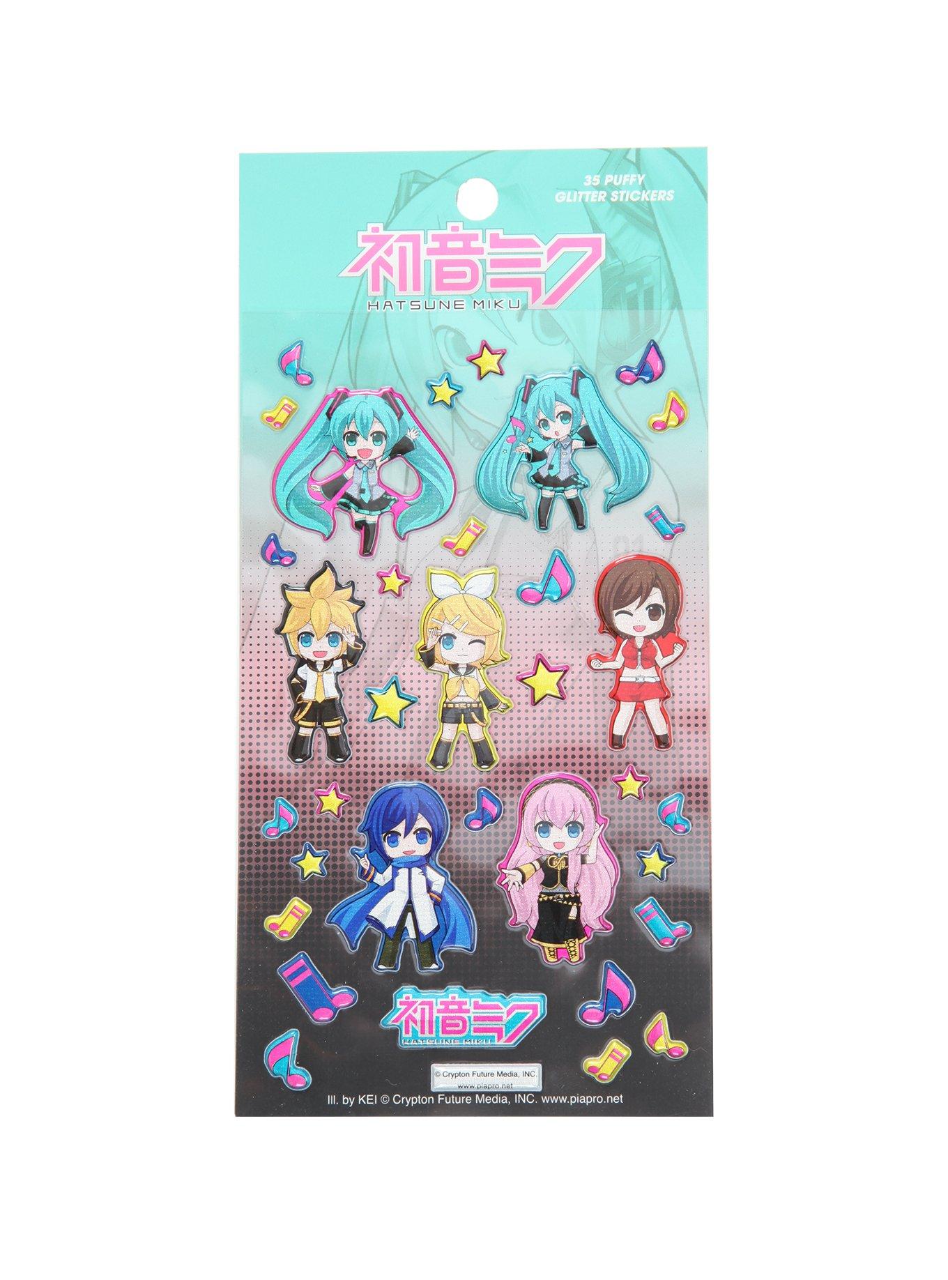 Hatsune Miku Chibi Sticker Pack, , hi-res