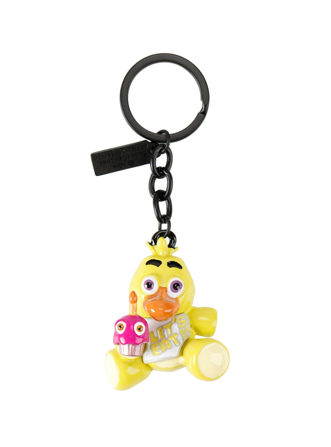  55PCS Five Nights Party Favors 3D Silicone Keychain