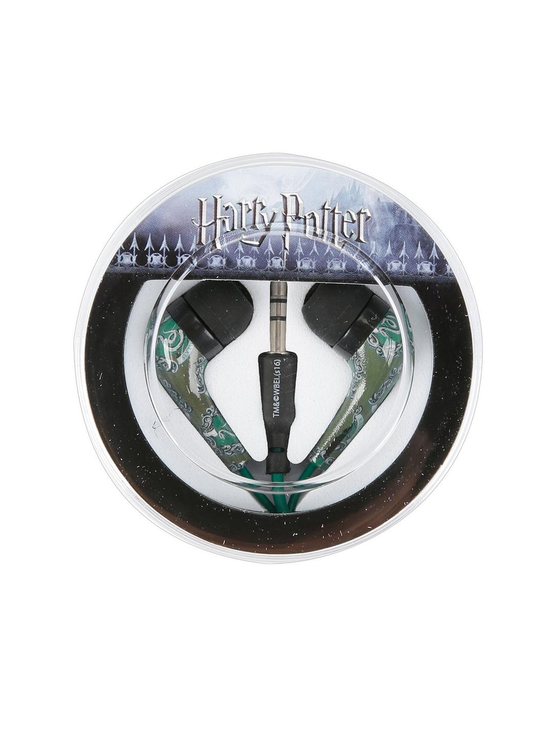 Harry Potter Slytherin Crest Earbuds, , hi-res