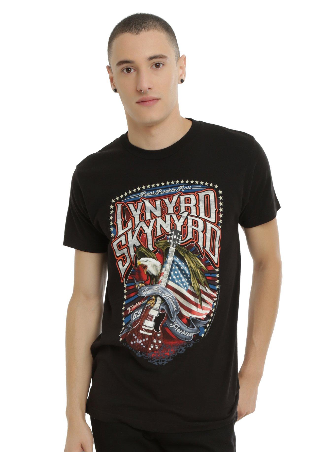 Lynyrd Skynyrd Eagle Flag T-Shirt, BLACK, hi-res
