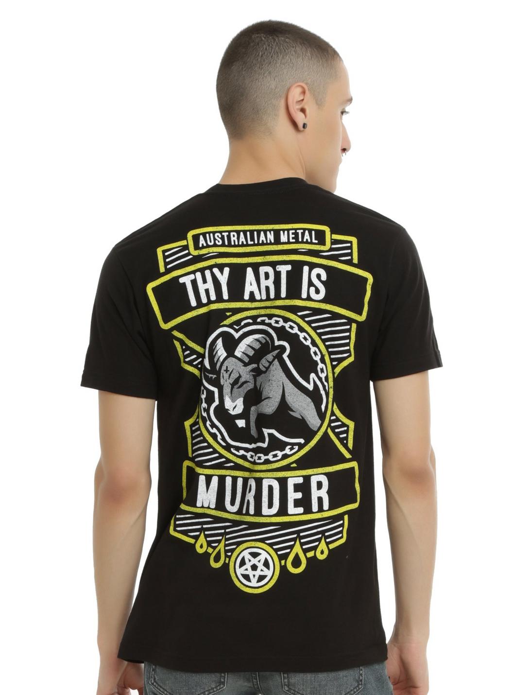 Thy Art Is Murder Ram T-Shirt, BLACK, hi-res