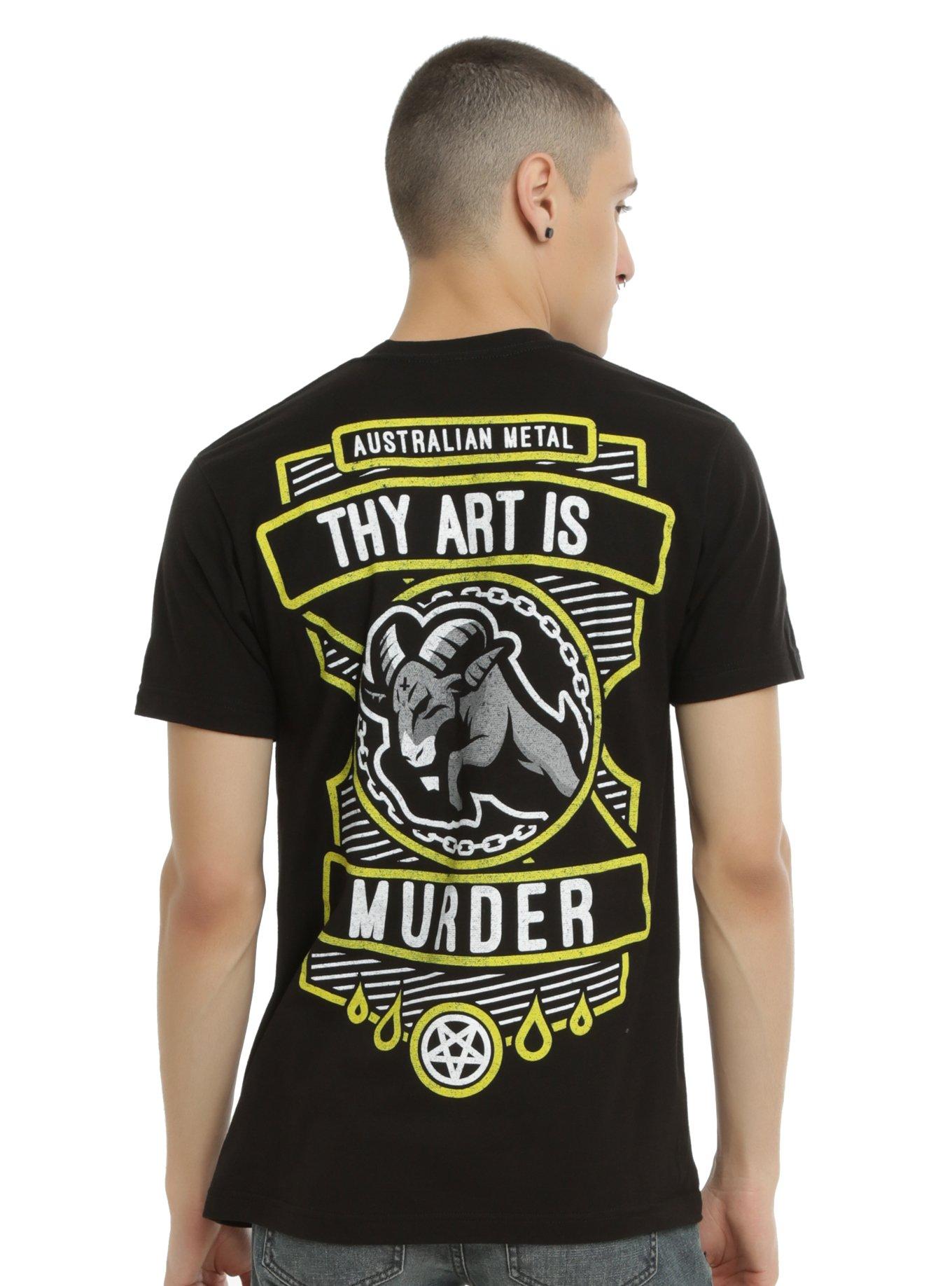 Thy Art Is Murder Ram T-Shirt, BLACK, hi-res