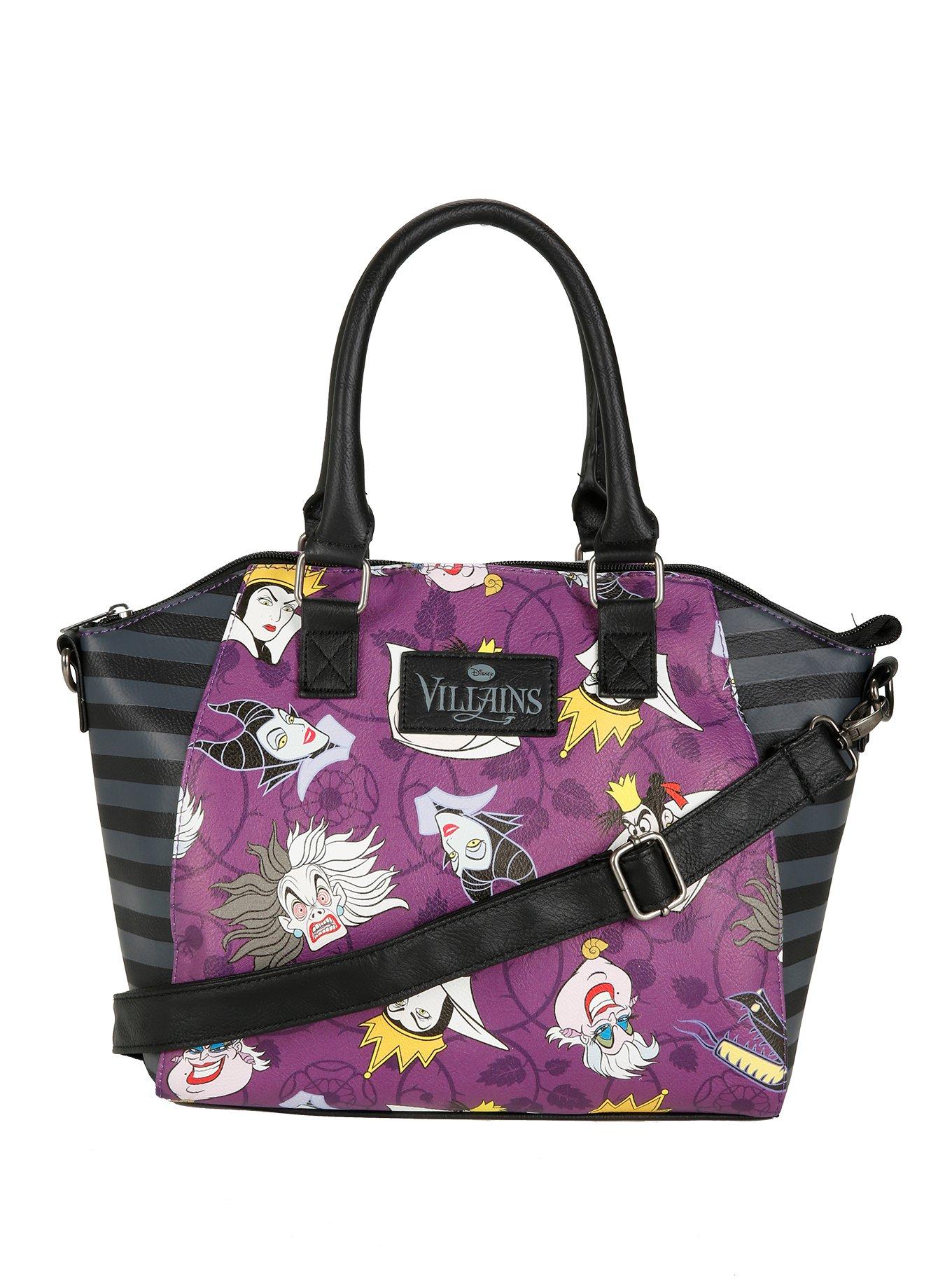 Loungefly Disney Villains Purse, Faux leather,New