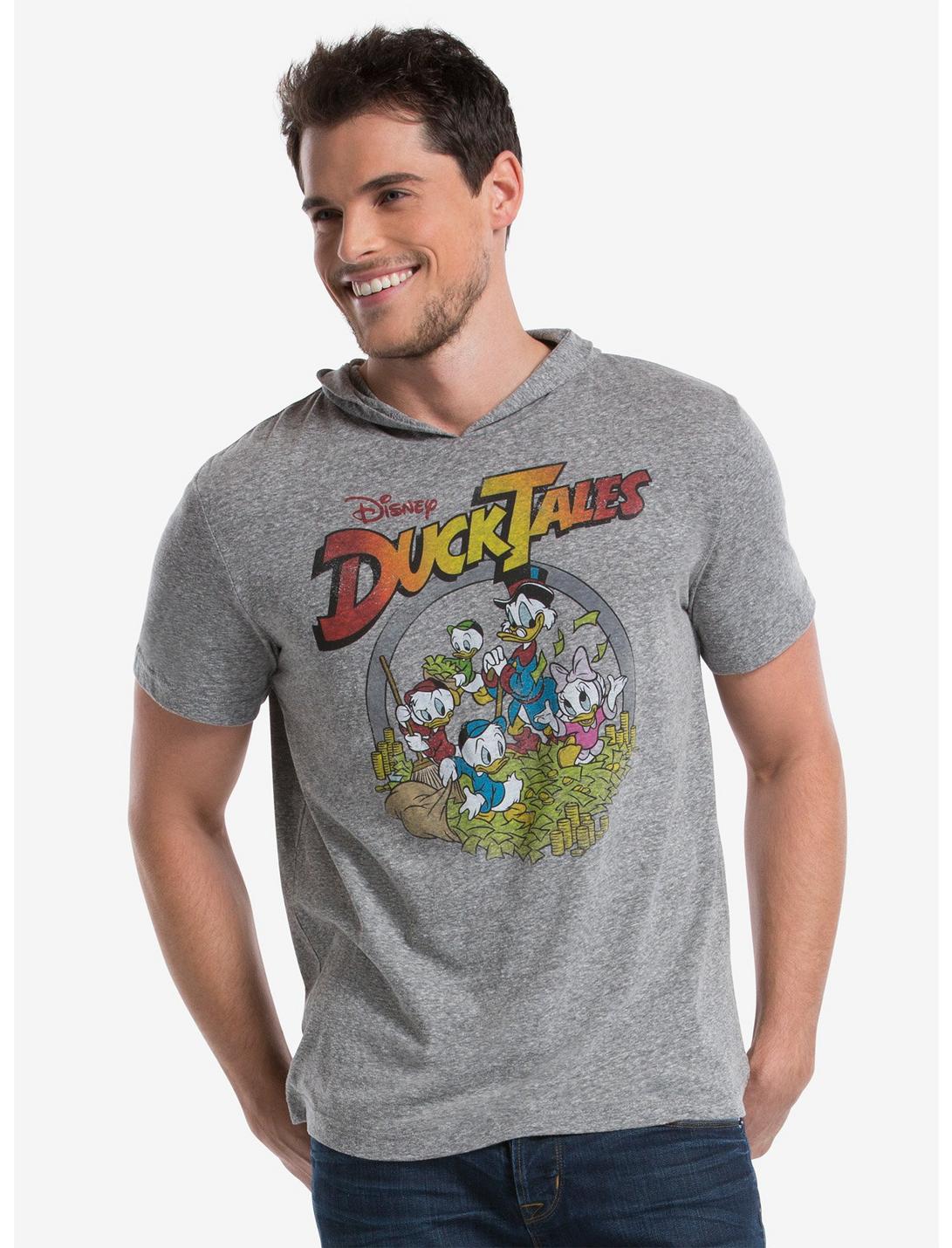 Disney DuckTales Hooded Graphic T-Shirt, GREY, hi-res