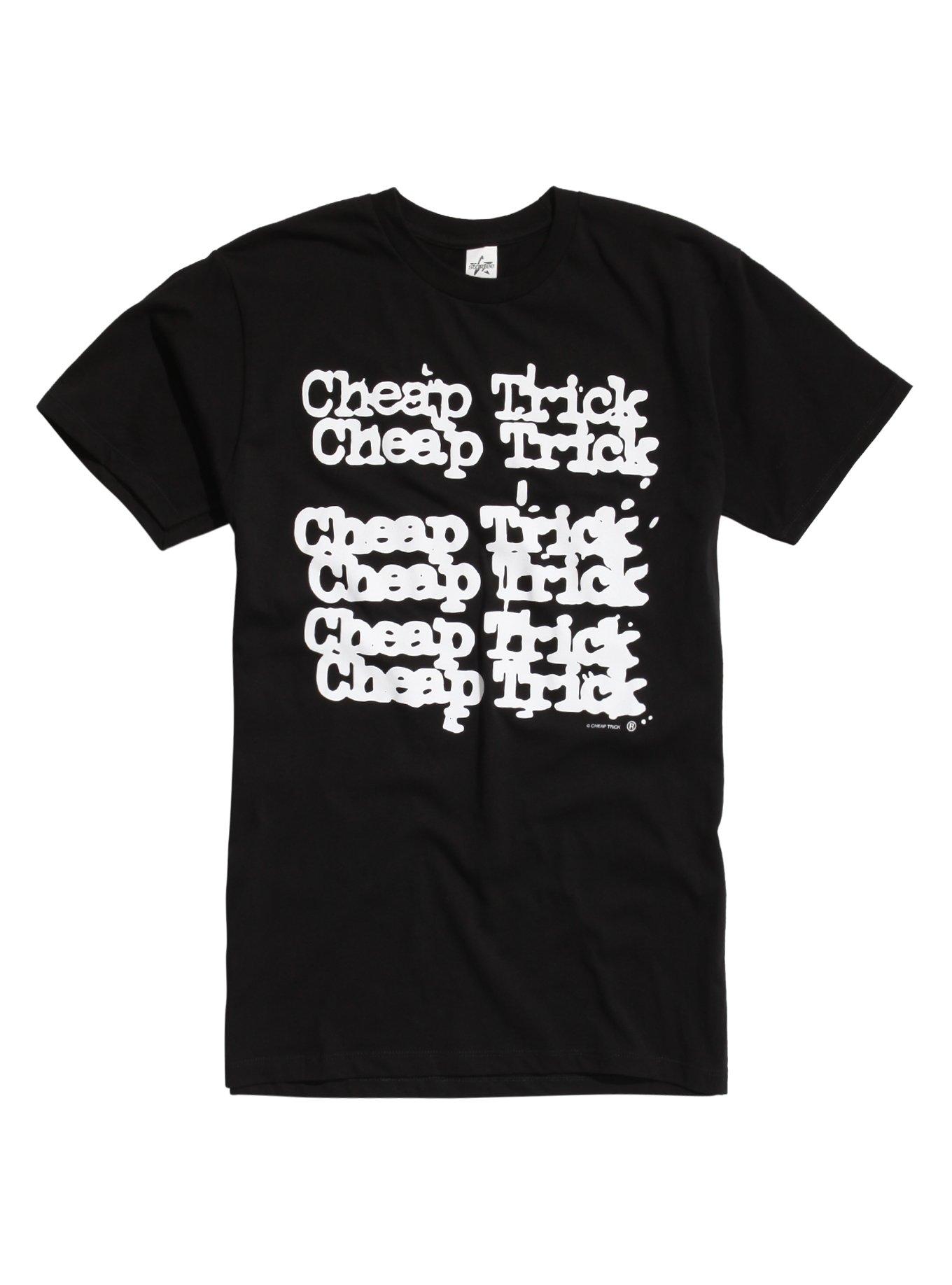 Cheap Trick Classic Logo T-Shirt, BLACK, hi-res