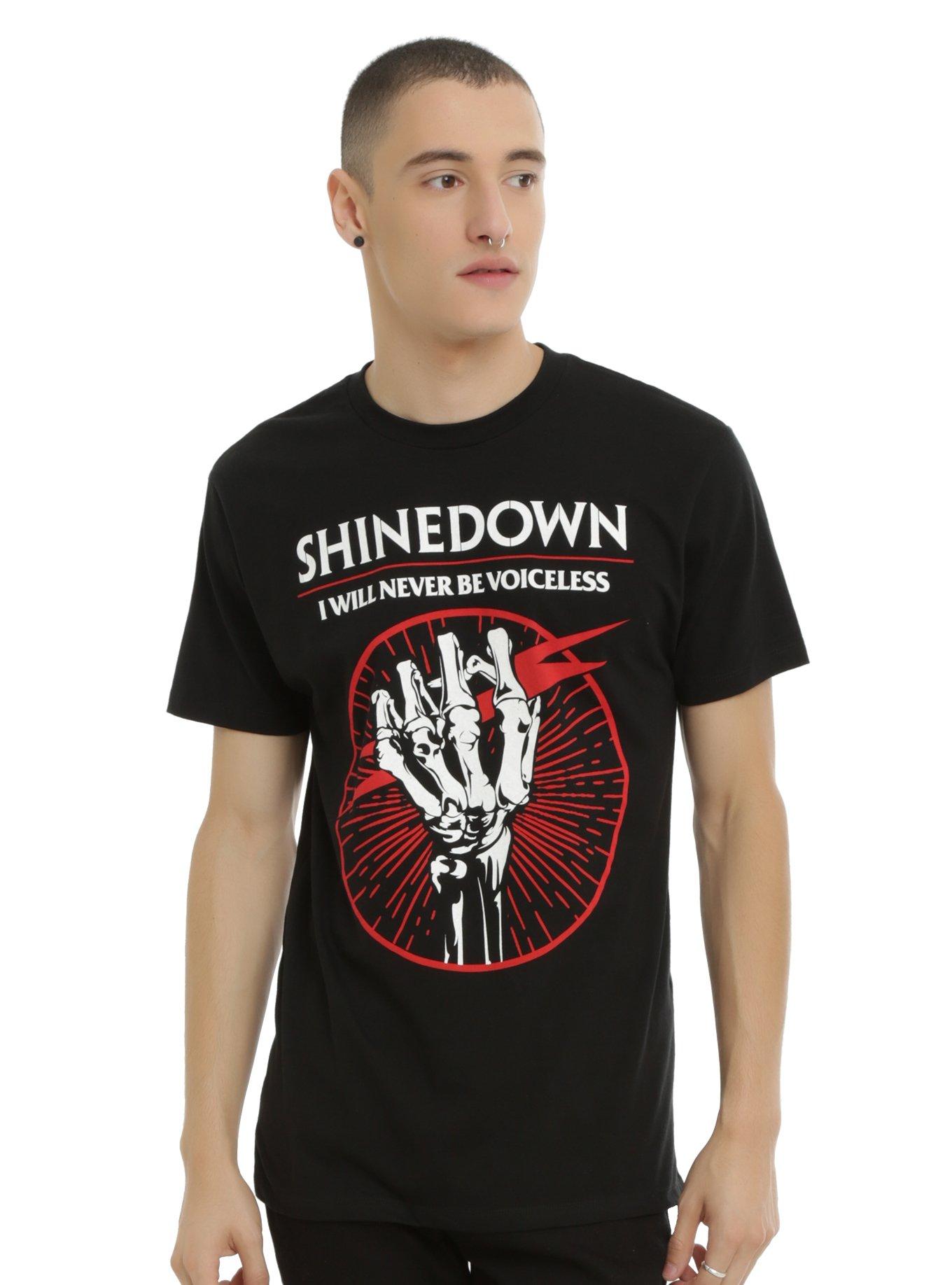 Shinedown Dangerous T-Shirt, BLACK, hi-res
