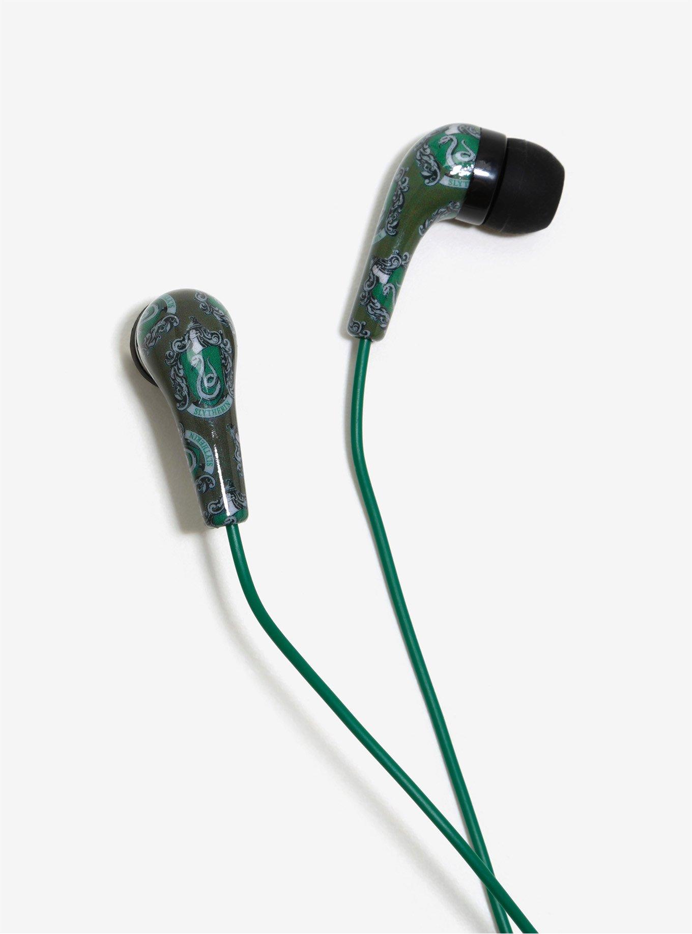 Harry Potter Slytherin Crest Earbuds, , hi-res