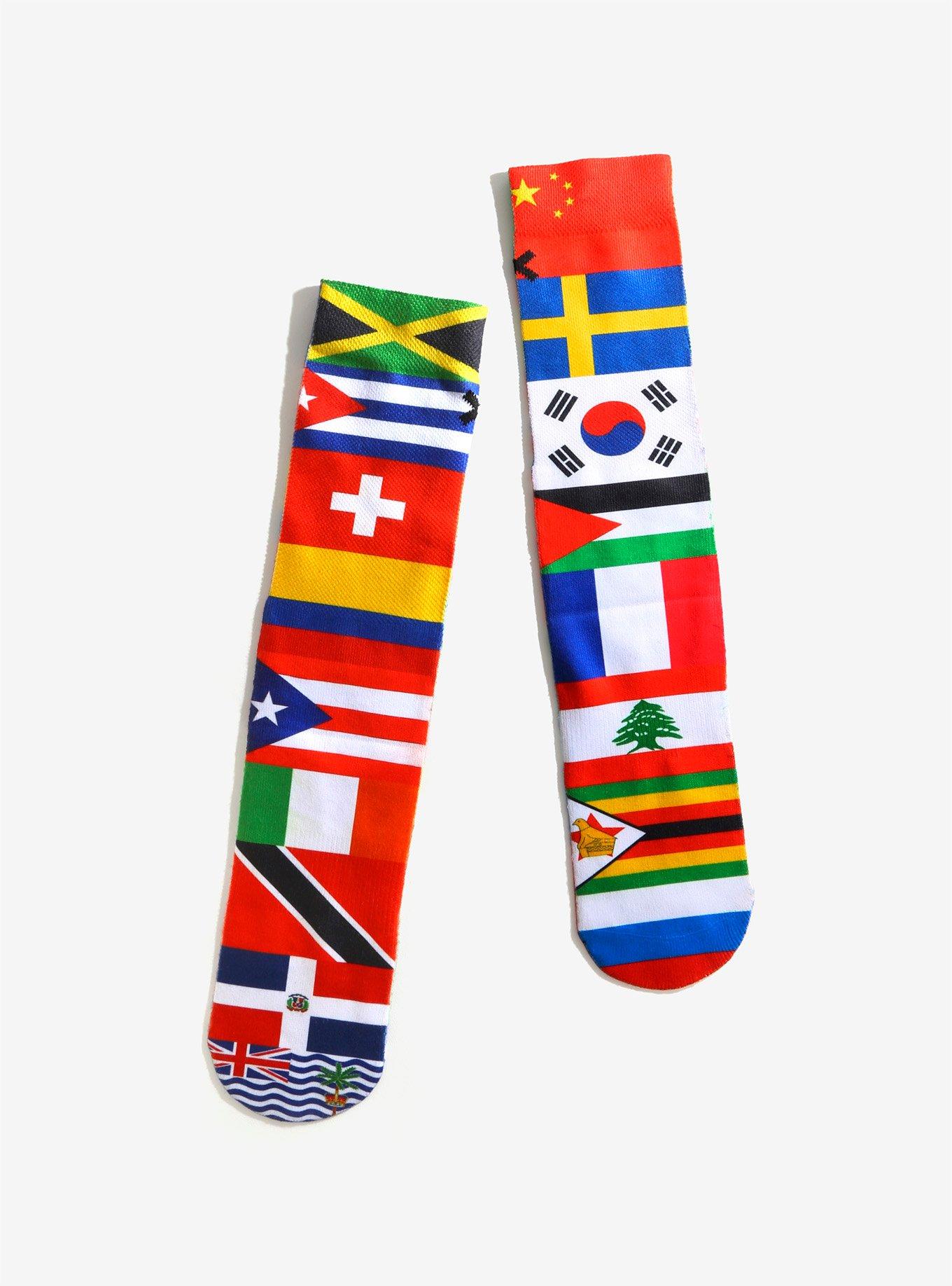 Odd Sox United Nations Flag Crew Socks, , hi-res