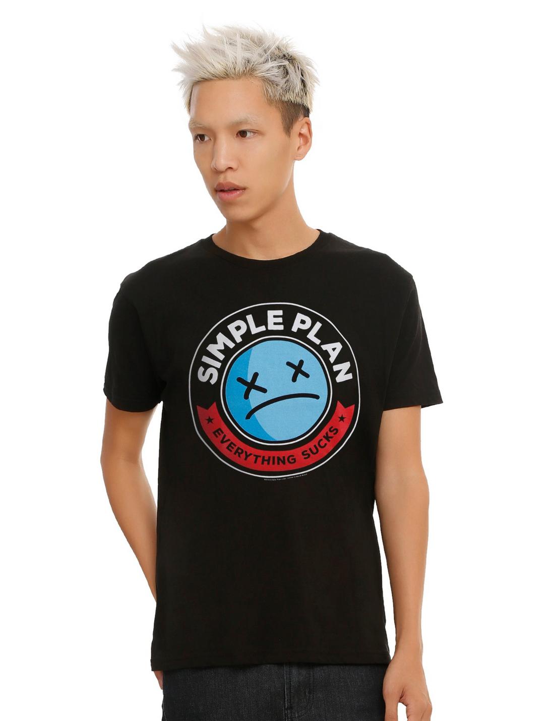 Simple Plan Everything Sucks T-Shirt, BLACK, hi-res