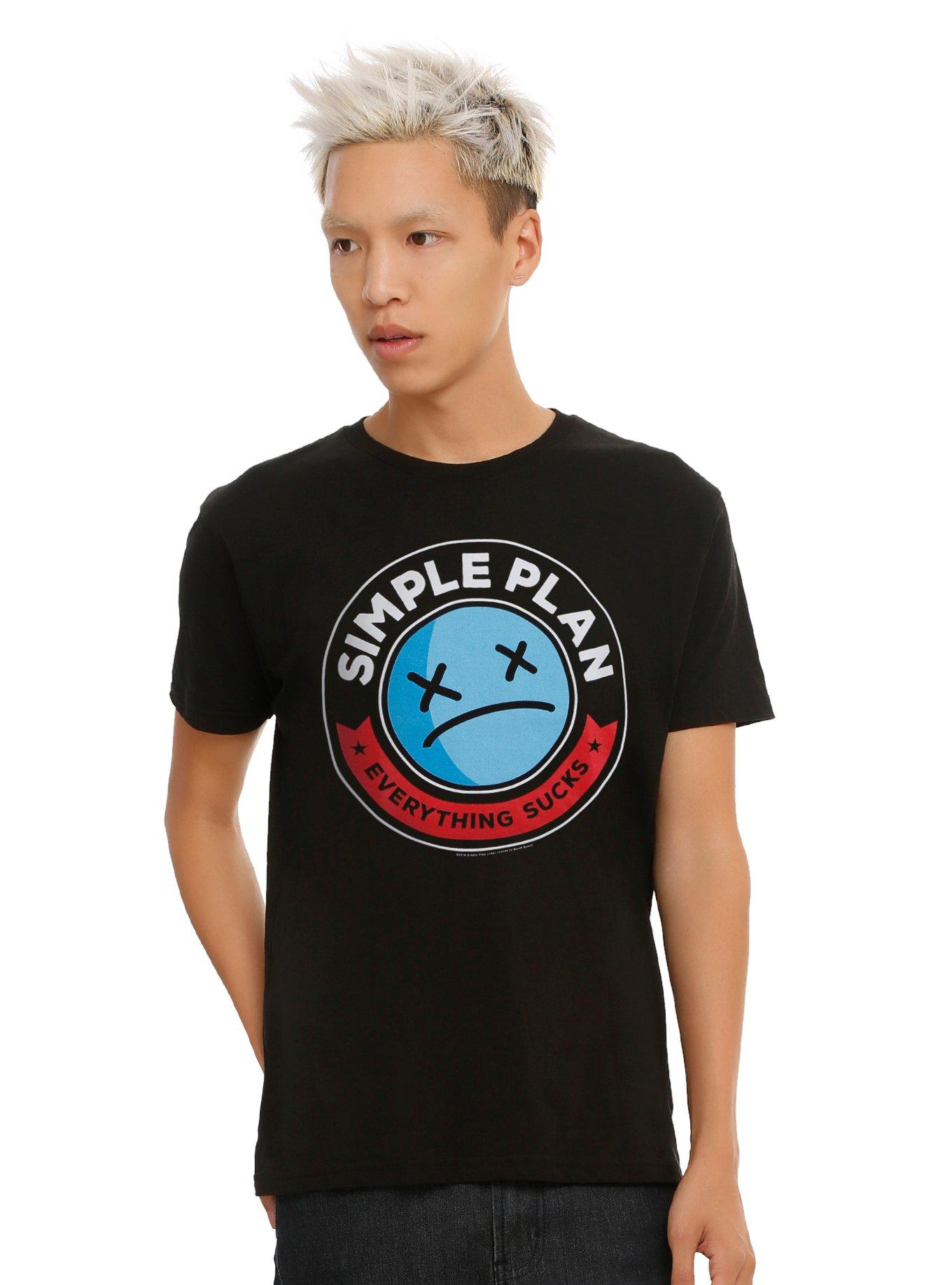Simple Plan Everything Sucks T-Shirt, BLACK, hi-res