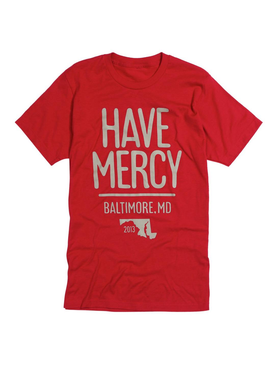 Have Mercy Baltimore T-Shirt, BURGUNDY, hi-res