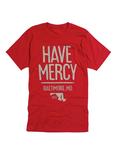 Have Mercy Baltimore T-Shirt, BURGUNDY, hi-res
