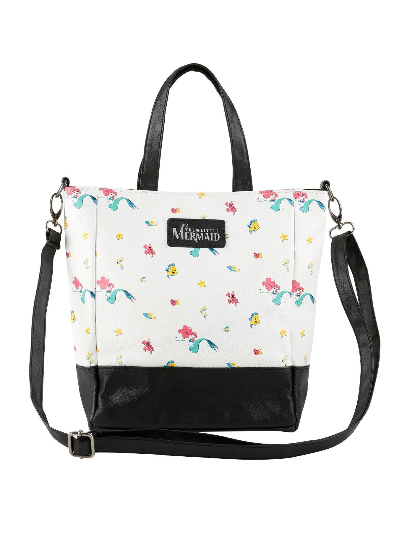 Disney The Little Mermaid Ditsy Print Tote Bag, , hi-res