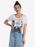 Recycled Karma Barbie Brunch Bunch Womens Cropped Tee, WHITE, hi-res