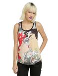 Disney The Little Mermaid Kiss The Girl Sublimation Girls Tank Top, GREEN, hi-res
