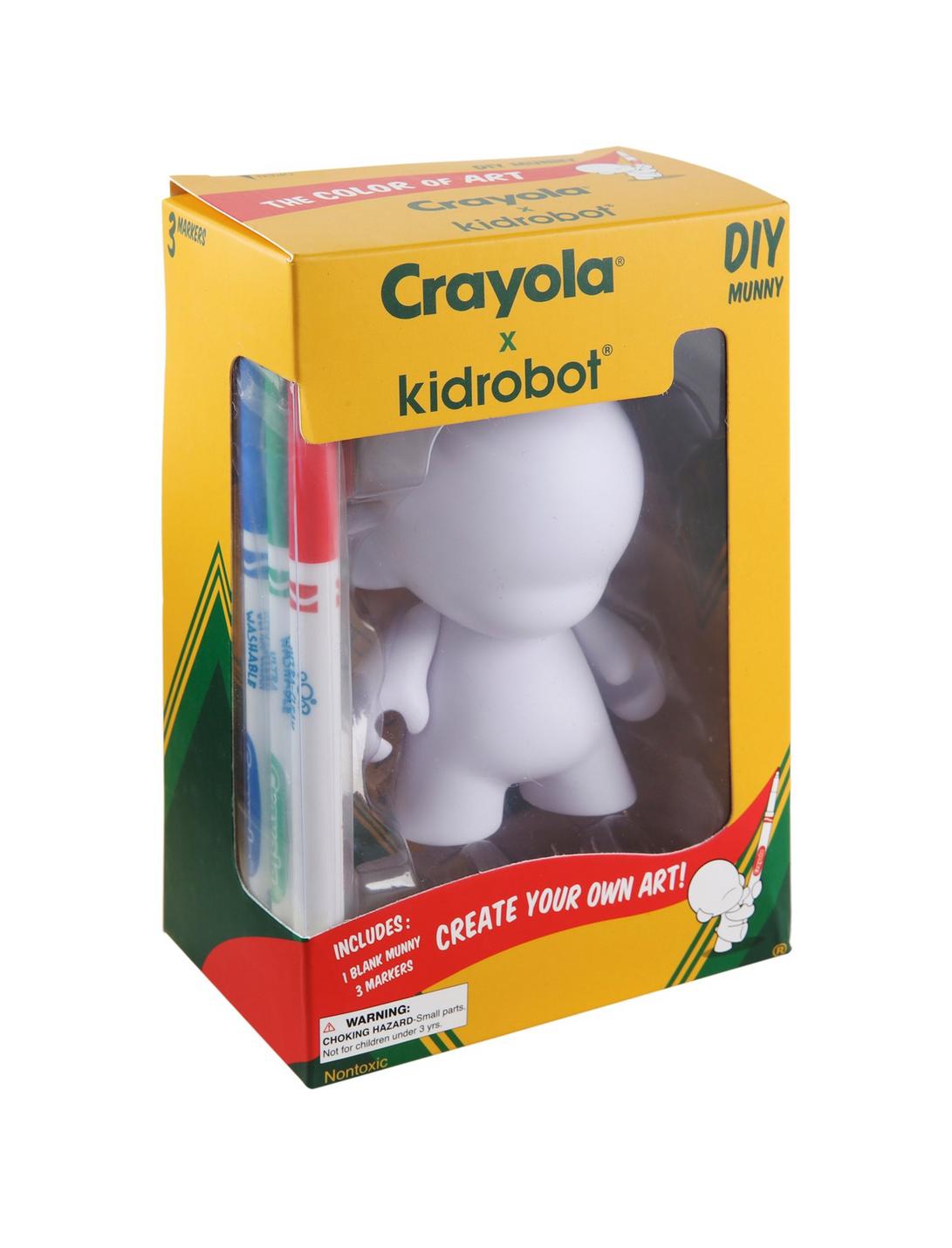 Crayola X Kid Robot DIY Munny Figure, , hi-res