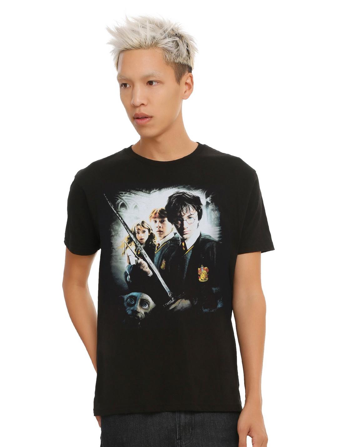 Harry Potter Trio Dobby T-Shirt, BLACK, hi-res
