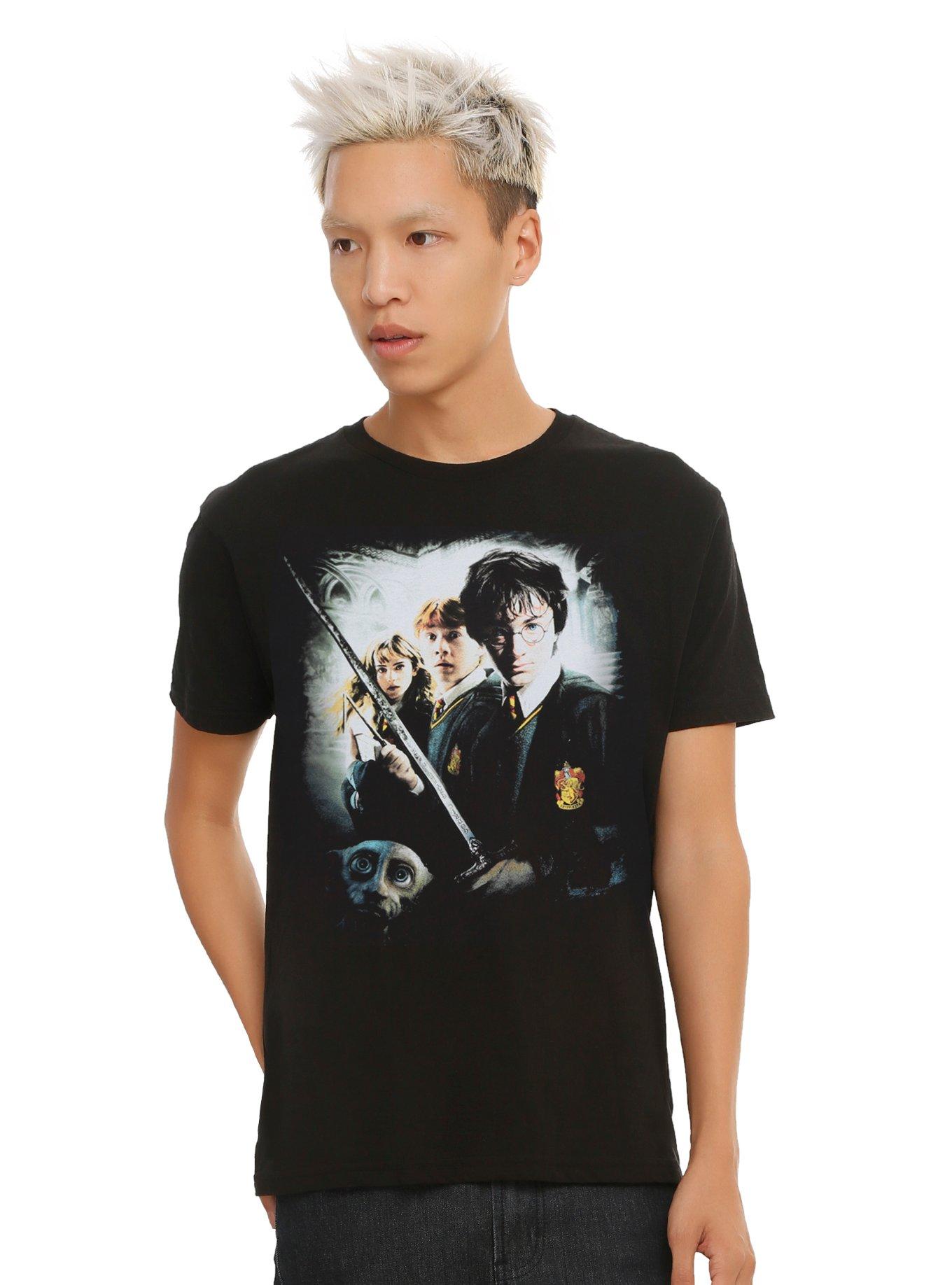 Harry Potter Trio Dobby T-Shirt, BLACK, hi-res