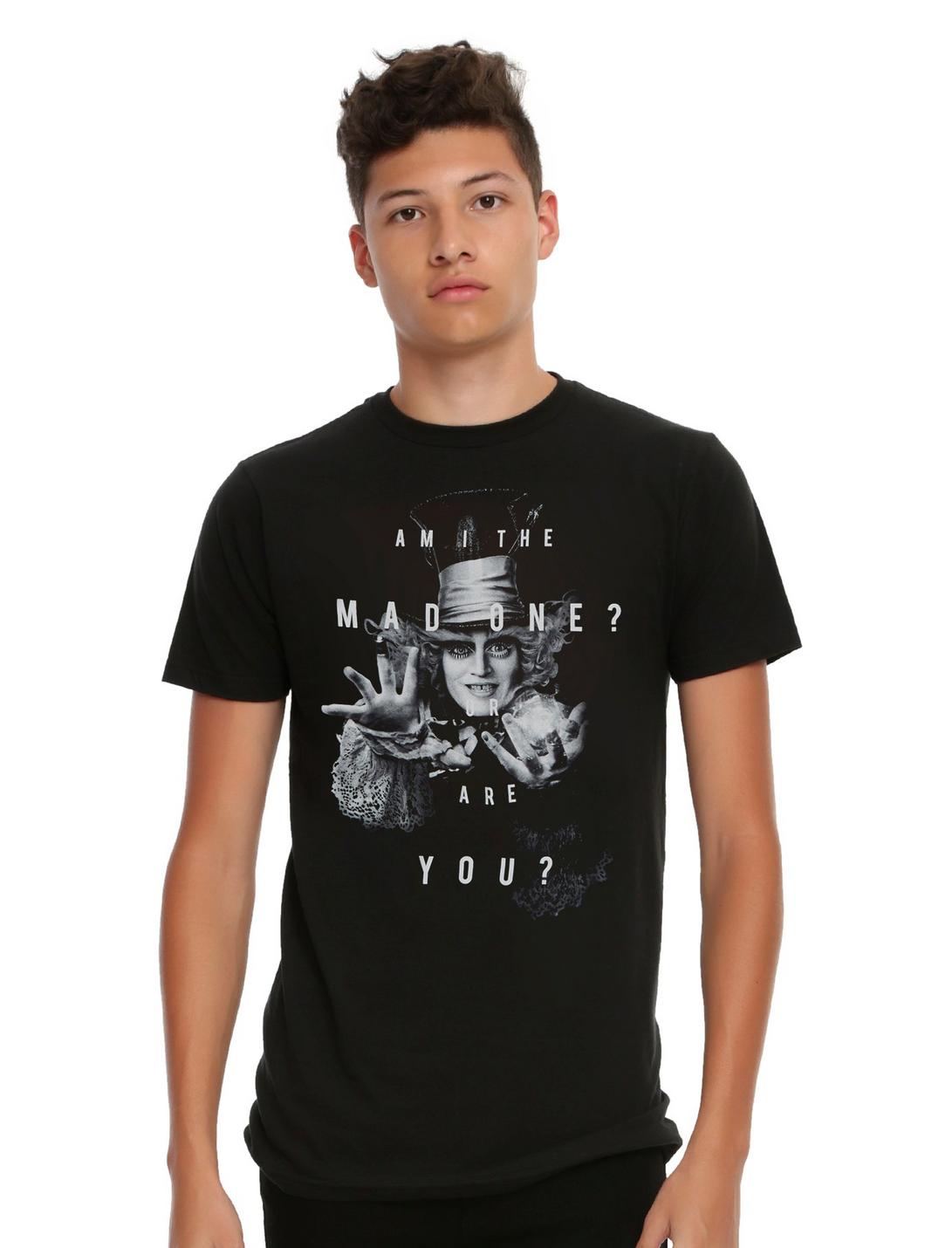 Disney Alice Through The Looking Glass Mad Hatter T-Shirt, BLACK, hi-res