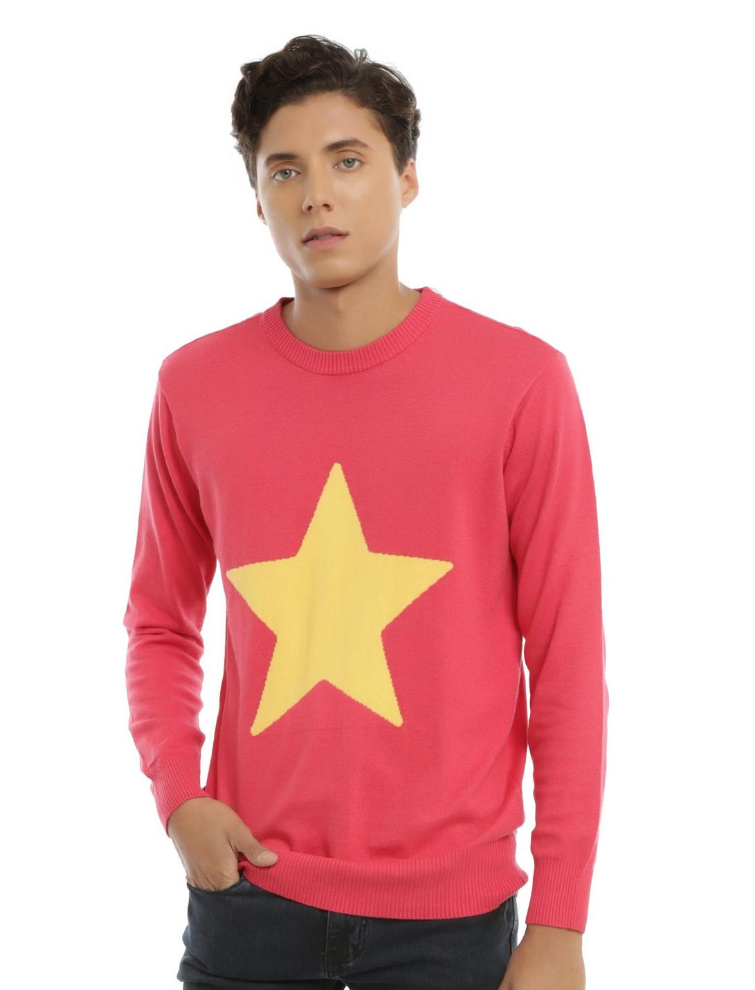 Steven Universe Star Sweater, RED, hi-res