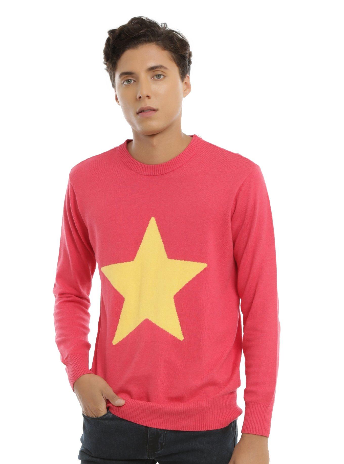 Steven Universe Star Sweater, RED, hi-res