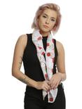 Lucky Cat Oblong Scarf, , hi-res