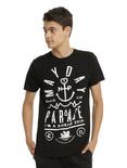 Mayday Parade Sinking Ship T-Shirt, BLACK, hi-res