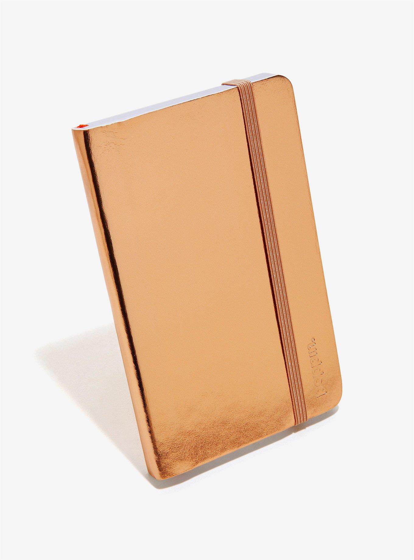 Poppin Small Soft Cover Copper Notebook, , hi-res