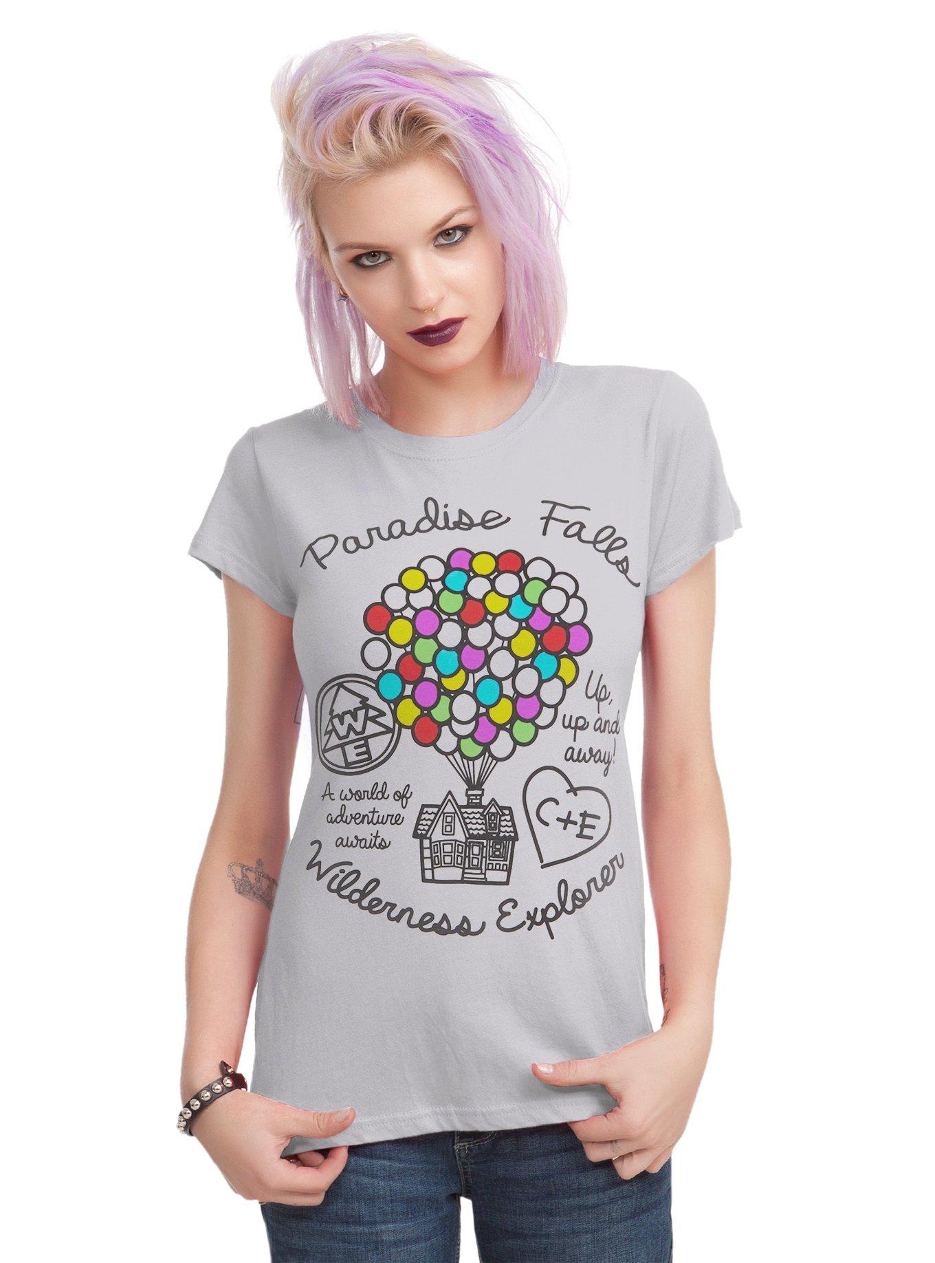 Disney Up Paradise Falls Wilderness Explorer Girls T-Shirt, BLACK, hi-res