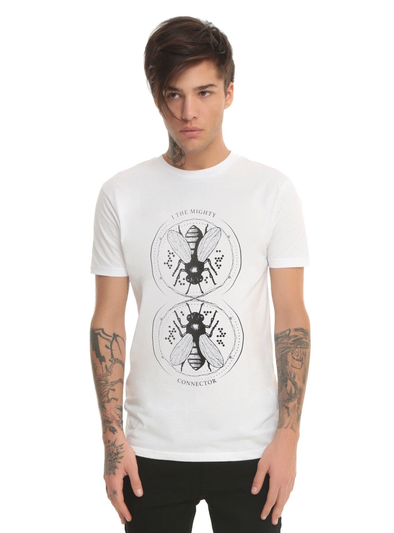I The Mighty Connector Bees T-Shirt, WHITE, hi-res