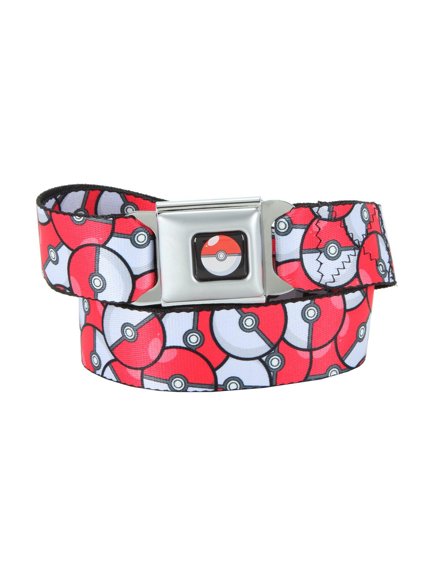 Pokemon Poke Ball Print Seat Belt Belt, , hi-res