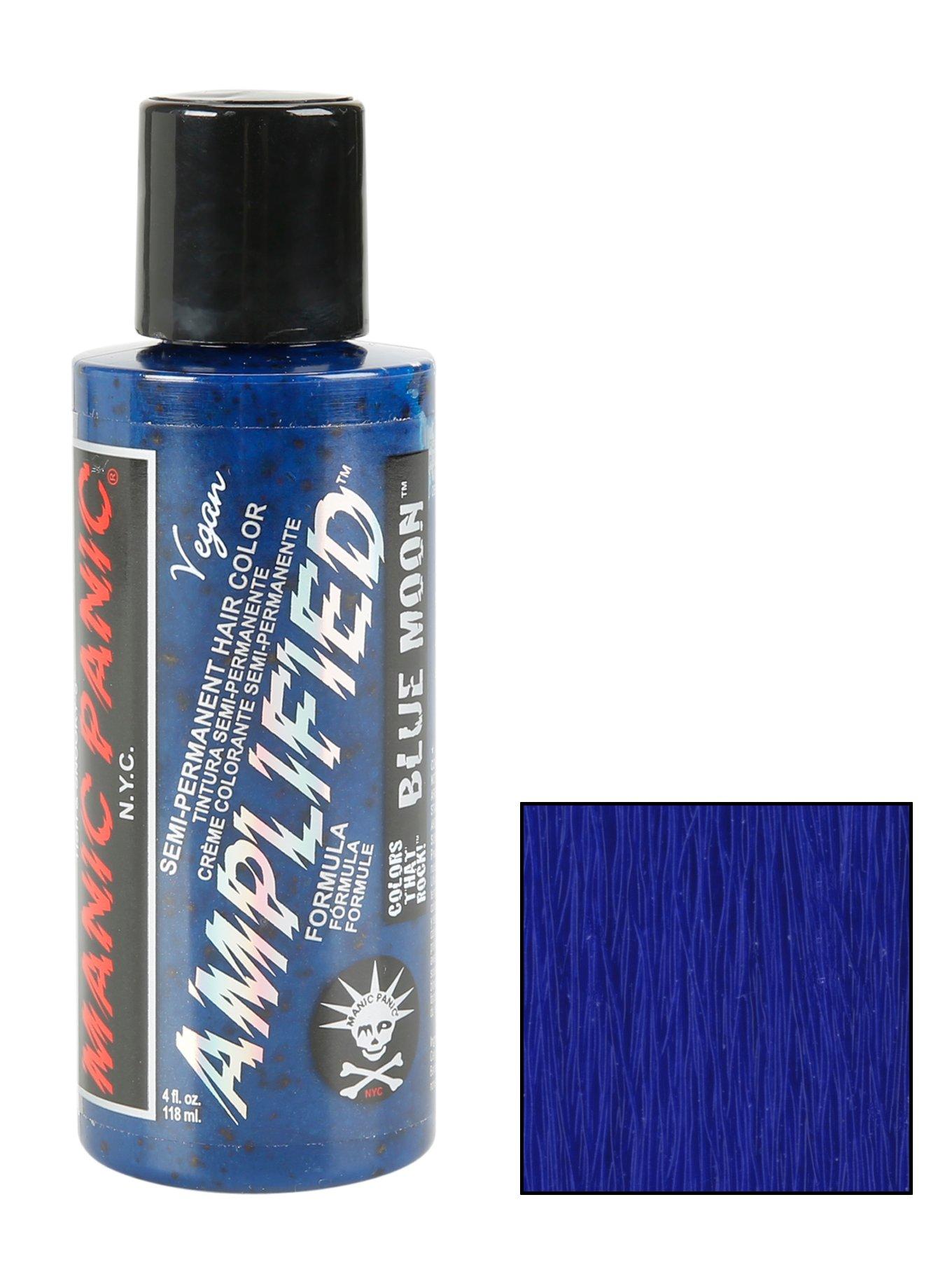 Manic Panic Amplified Semi-Permanent Blue Moon Hair Dye, , hi-res