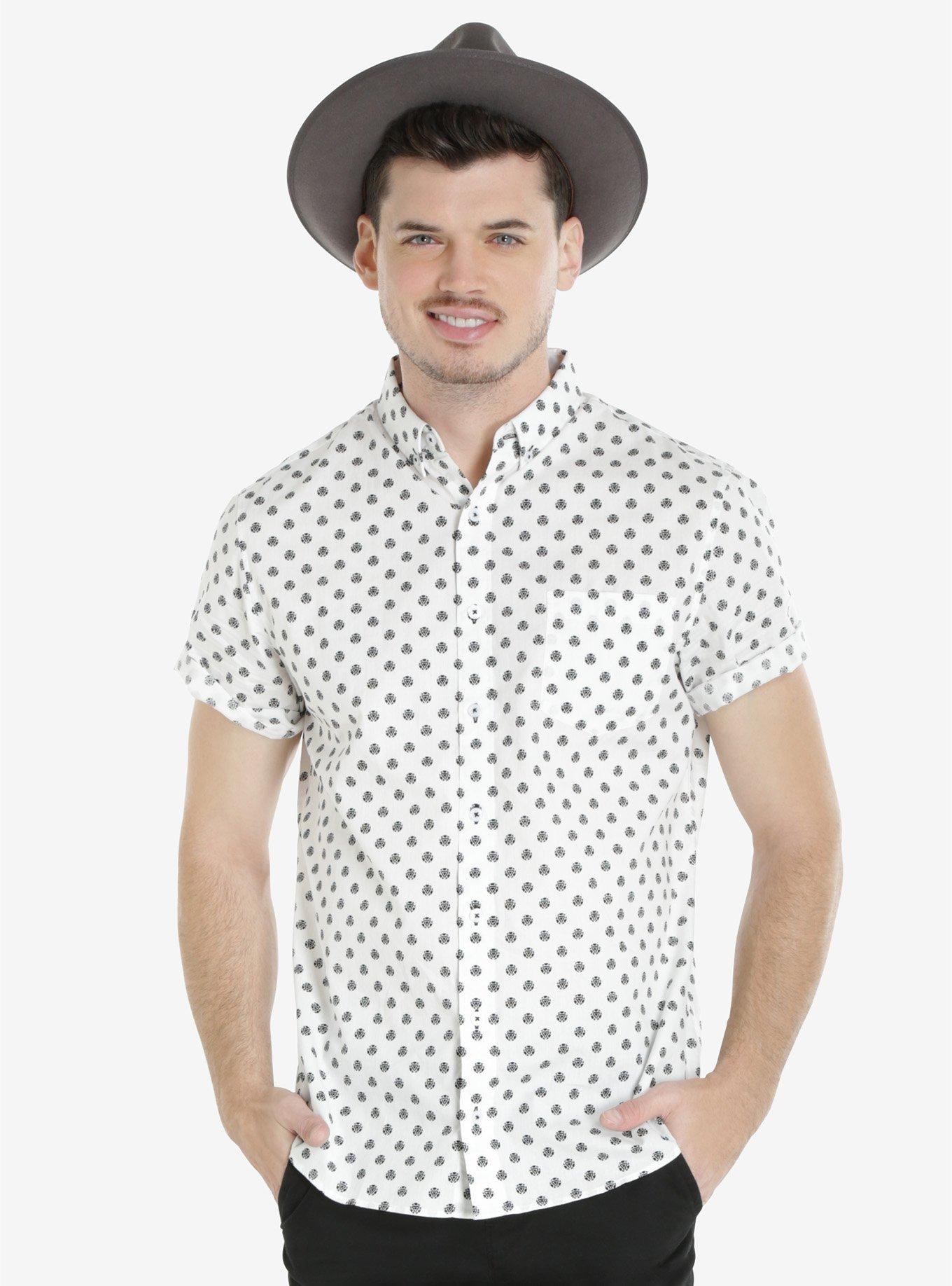 Graham & Co. Marvel Iron Man Arc Reactor Woven, WHITE, hi-res