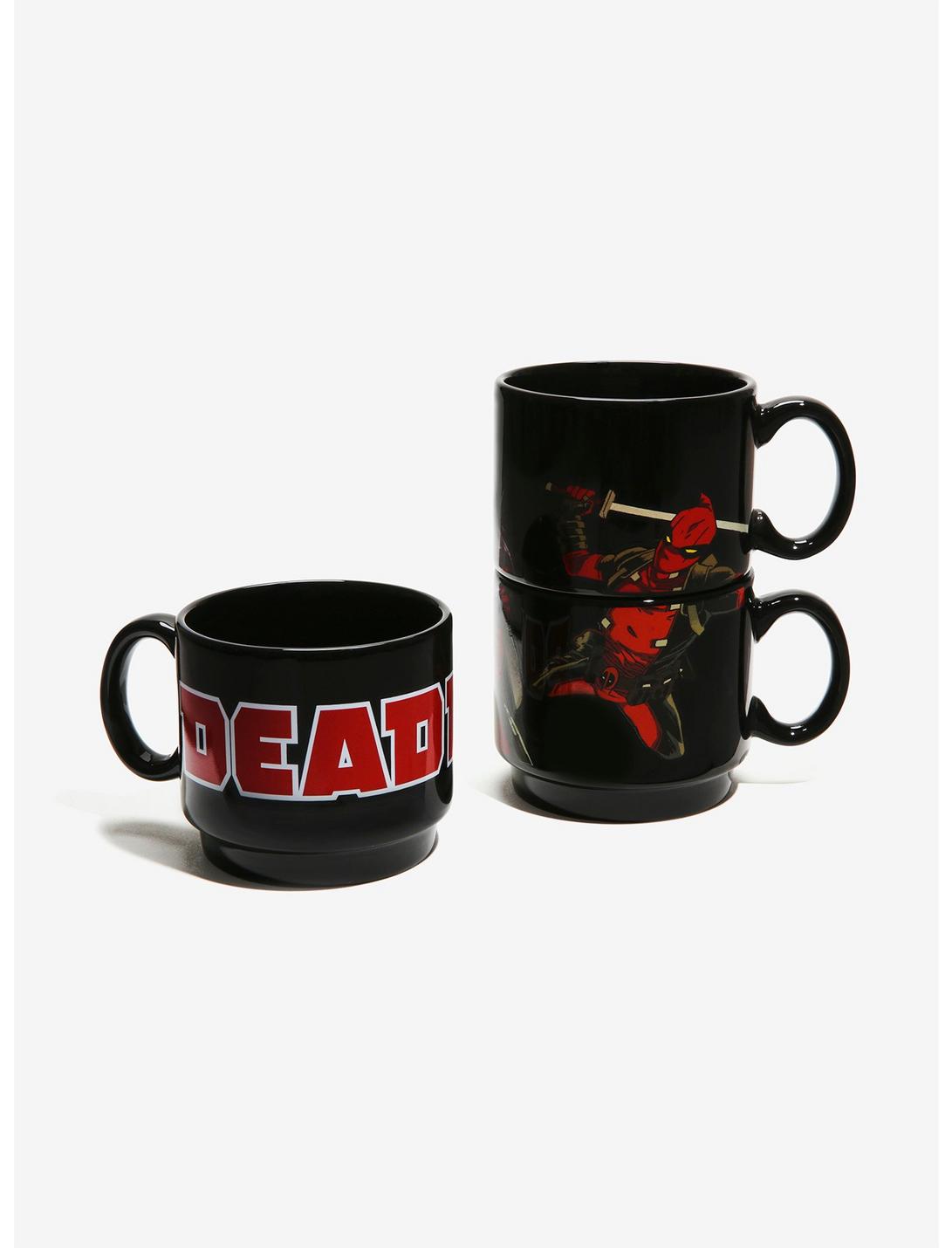 Marvel Deadpool Stacking Mug Set, , hi-res