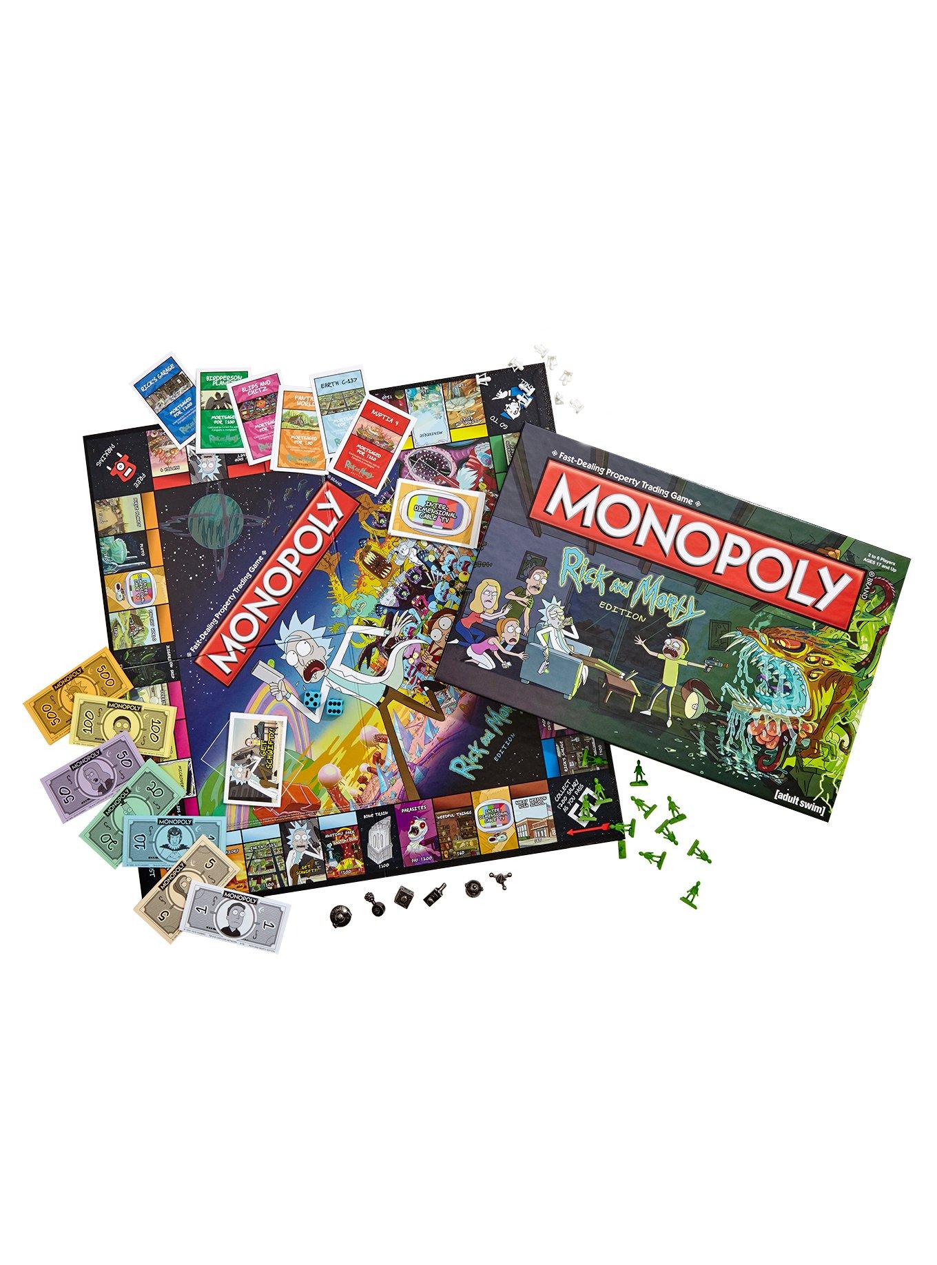 Rick And Morty Monopoly, , hi-res