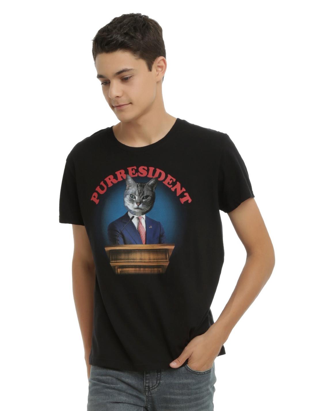 Purresident T-Shirt, BLACK, hi-res