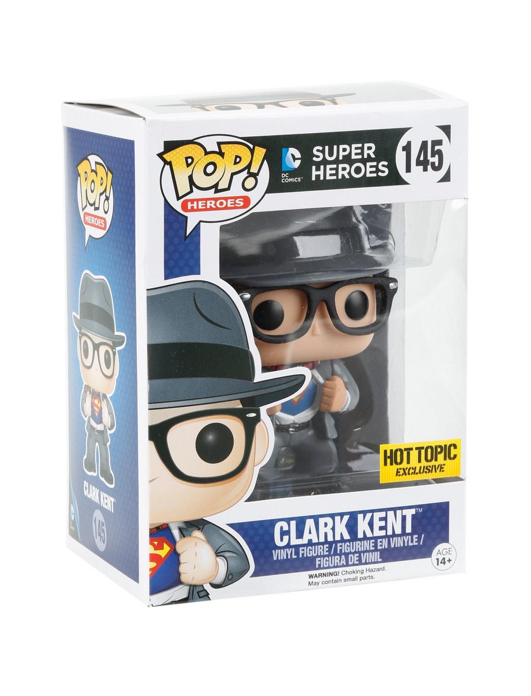 Funko DC Comics Pop! Heroes Clark Kent Vinyl Figure Hot Topic Exclusive, , hi-res