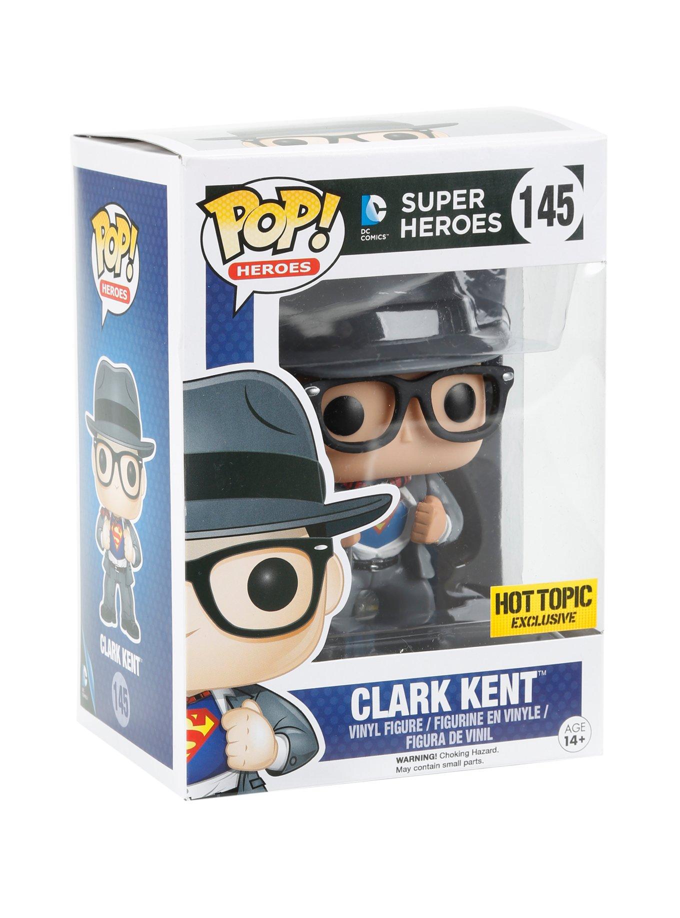 Funko DC Comics Pop! Heroes Clark Kent Vinyl Figure Hot Topic Exclusive, , hi-res