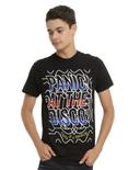 Panic! At The Disco Ripples Logo T-Shirt, BLACK, hi-res