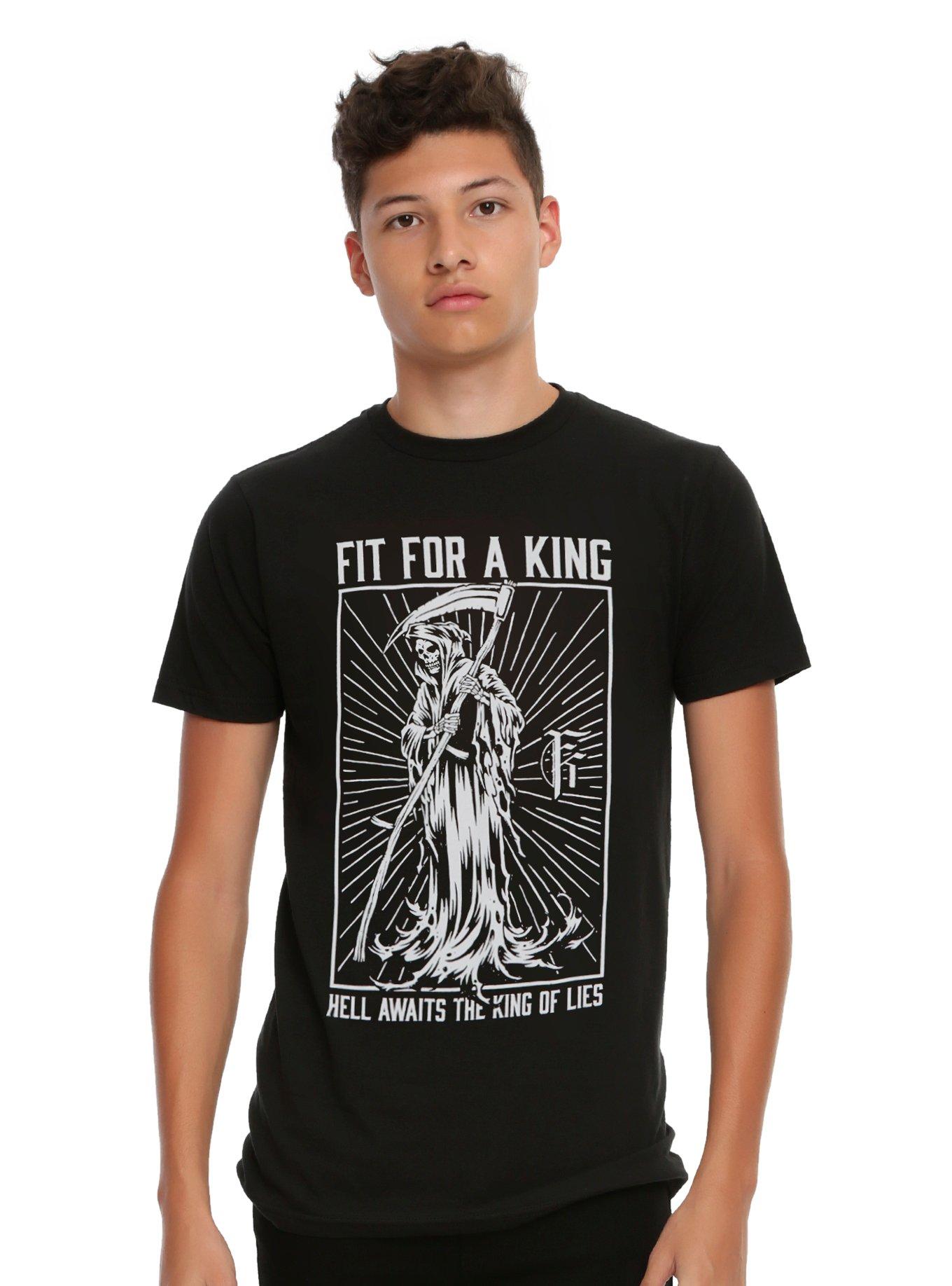 Fit For A King Hell Awaits T-Shirt, BLACK, hi-res