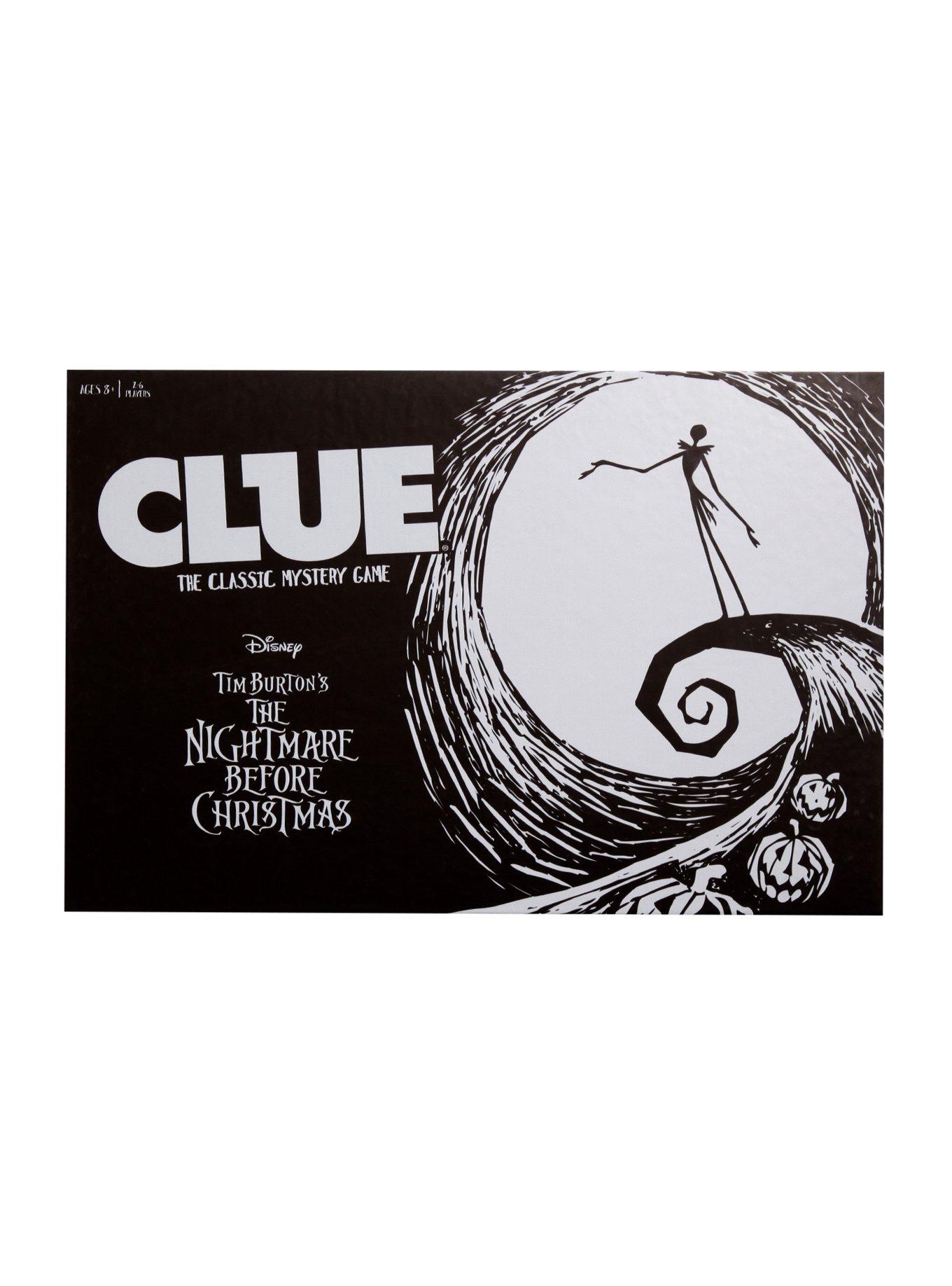 The Nightmare Before Christmas Clue: The Classic Mystery Game Hot Topic