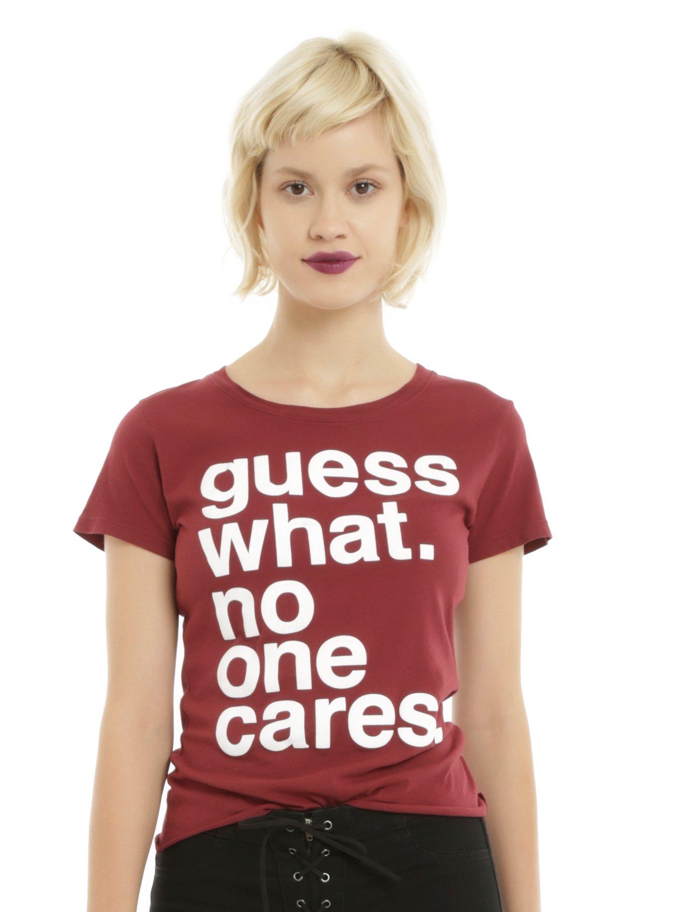 Guess What Girls Crop Top, BURGUNDY, hi-res