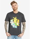 Pokémon Starters Group T-Shirt, BLACK, hi-res