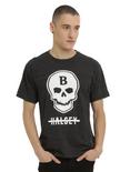 Halsey B Skull Logo Tri-Blend T-Shirt, BLACK, hi-res