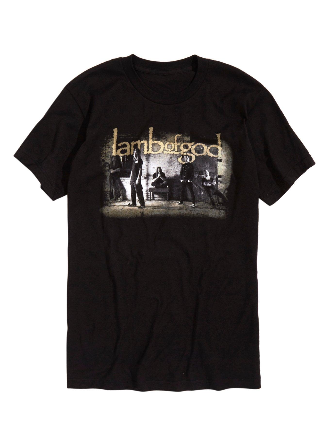 Lamb Of God Photo T-Shirt, BLACK, hi-res